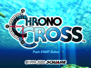 Chrono Cross title screen for Playstation